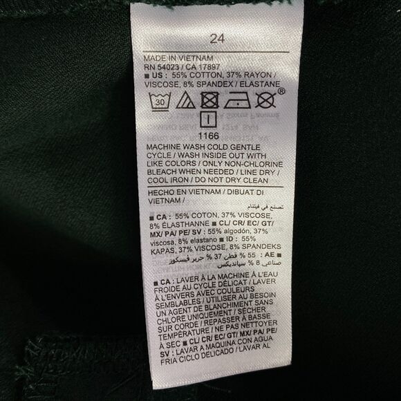 New Old Navy High-Waisted Pixie Skinny Pants Women's Plus Size 24 - Picture 5 of 8